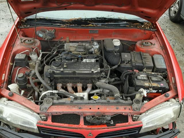 JA3AY26C51U005259 - 2001 MITSUBISHI MIRAGE ES RED photo 7