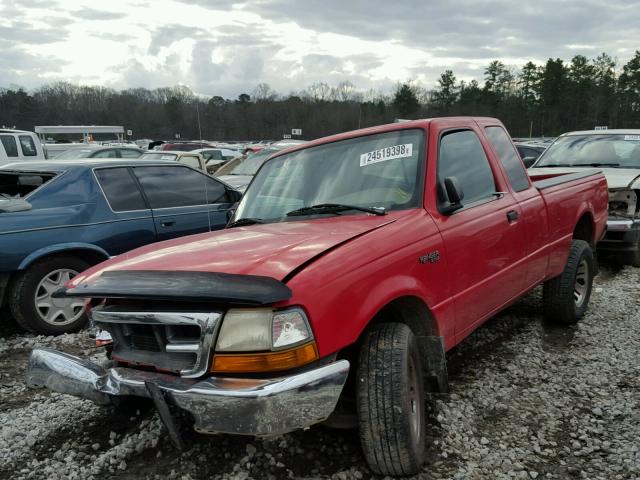 1FTYR14V6XPB87315 - 1999 FORD RANGER SUP RED photo 2