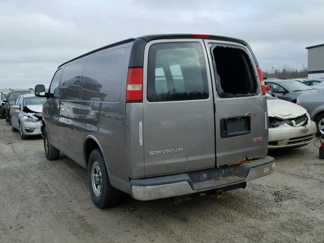 1GTFG15T471253230 - 2007 GMC SAVANA G15 GRAY photo 3