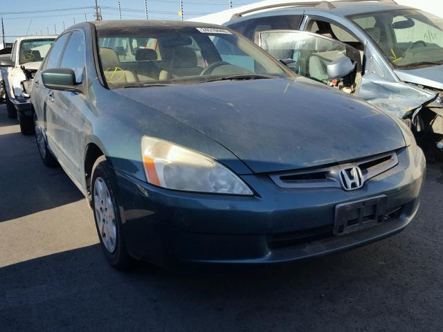 1HGCM56473A061628 - 2003 HONDA ACCORD LX GREEN photo 1