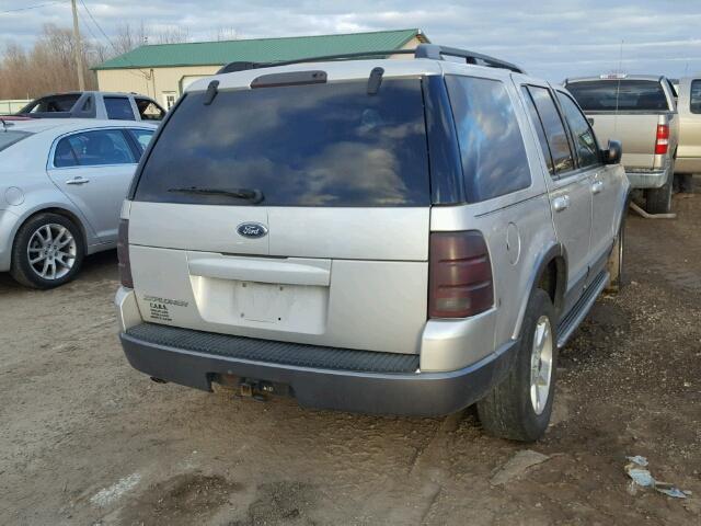 1FMDU73K54UA12389 - 2004 FORD EXPLORER X SILVER photo 4