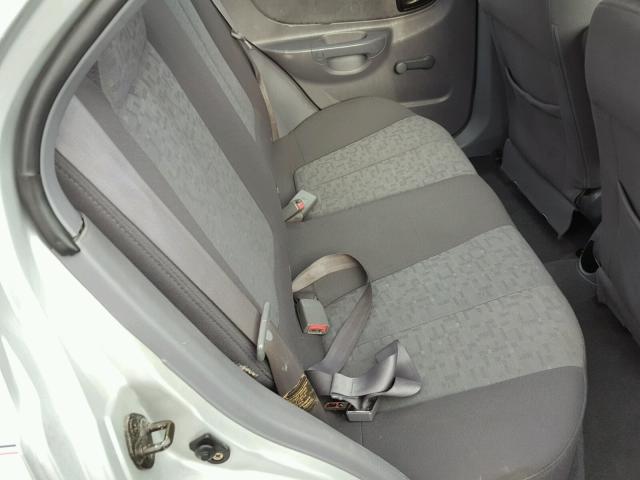 KMHCG45C94U503278 - 2004 HYUNDAI ACCENT GL SILVER photo 6