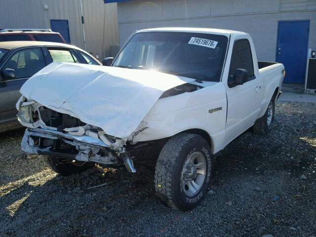 1FTYR10U65PA91758 - 2005 FORD RANGER WHITE photo 2