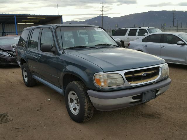 1FMDU34X6VZB99634 - 1997 FORD EXPLORER GREEN photo 1