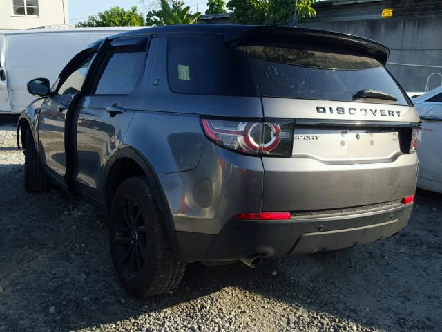 SALCR2BG9GH556448 - 2016 LAND ROVER DISCOVERY GRAY photo 3