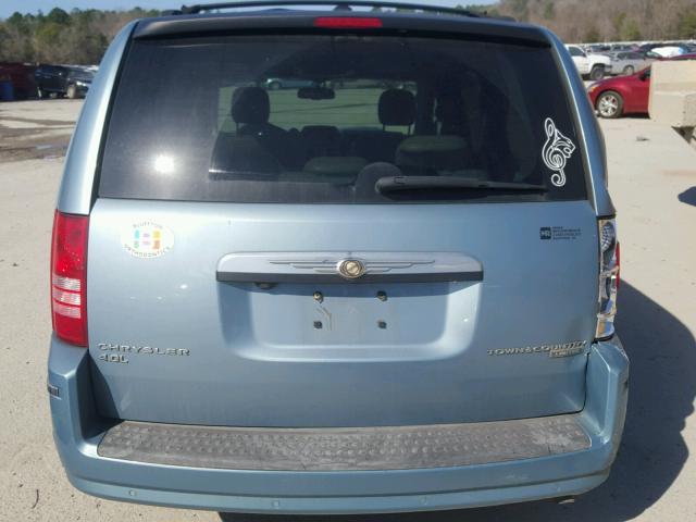 2A8HR64X79R659837 - 2009 CHRYSLER TOWN & COU BLUE photo 9