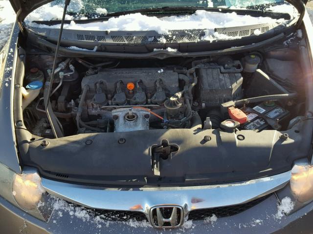 1HGFA16809L024127 - 2009 HONDA CIVIC EX GRAY photo 7