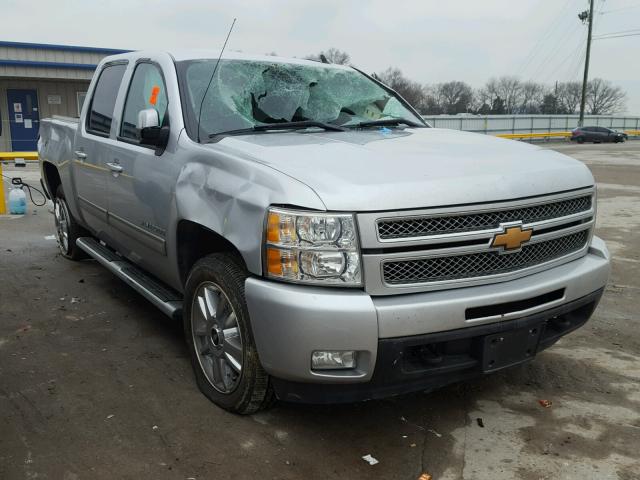 3GCPKTE71DG302771 - 2013 CHEVROLET SILVERADO SILVER photo 1