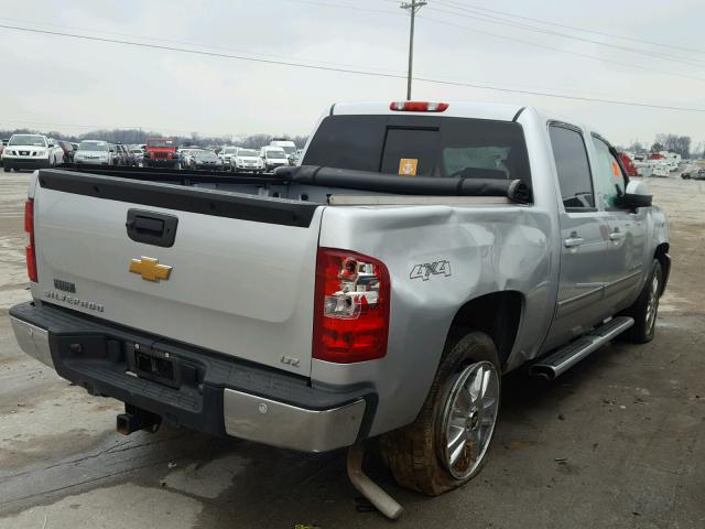 3GCPKTE71DG302771 - 2013 CHEVROLET SILVERADO SILVER photo 4