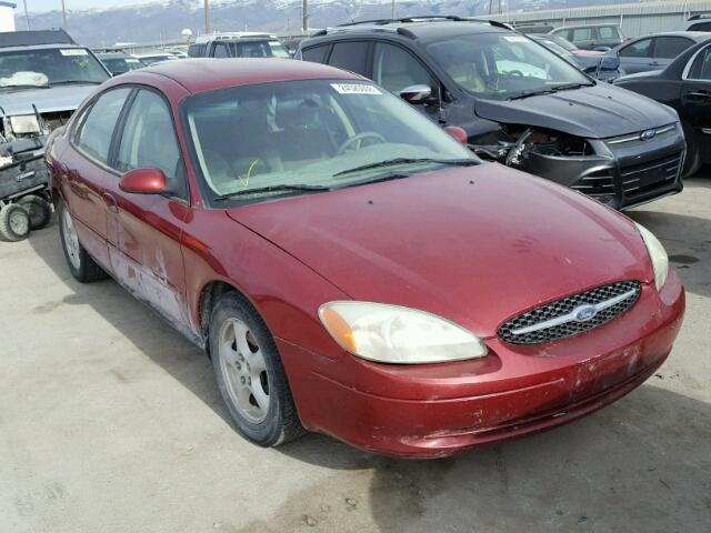 1FAFP53U53A119281 - 2003 FORD TAURUS SE RED photo 1