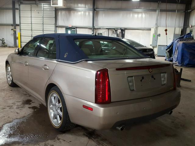 1G6DW677X50158846 - 2005 CADILLAC STS GOLD photo 3