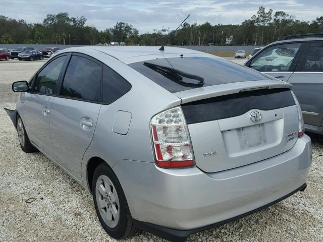 JTDKB20U267510044 - 2006 TOYOTA PRIUS SILVER photo 3