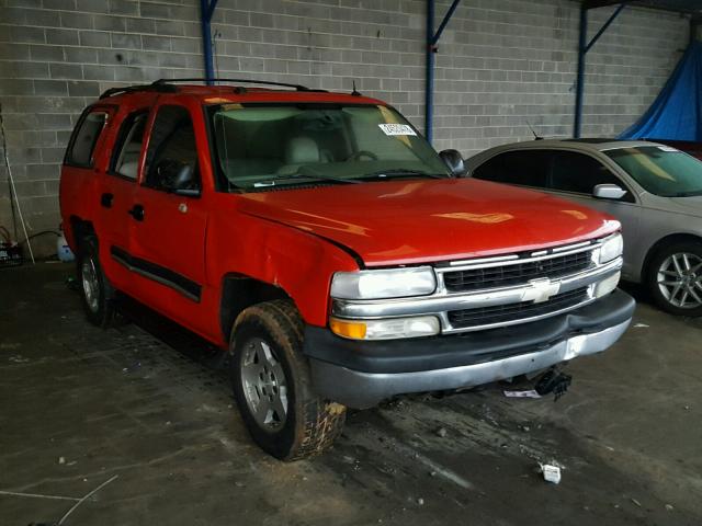 1GNEC13T05J201480 - 2005 CHEVROLET TAHOE C150 RED photo 1