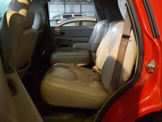 1GNEC13T05J201480 - 2005 CHEVROLET TAHOE C150 RED photo 6