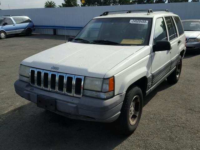 1J4FX58S5VC735646 - 1997 JEEP GRAND CHER WHITE photo 2