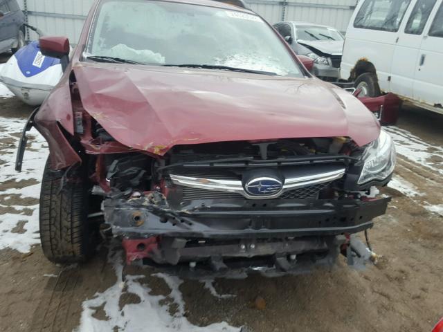 JF2GPABC8H8269336 - 2017 SUBARU CROSSTREK RED photo 9