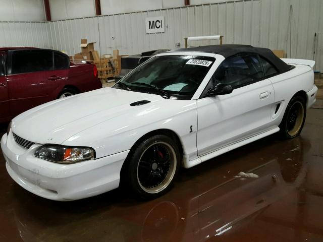 1FALP45X8VF190081 - 1997 FORD MUSTANG GT WHITE photo 2