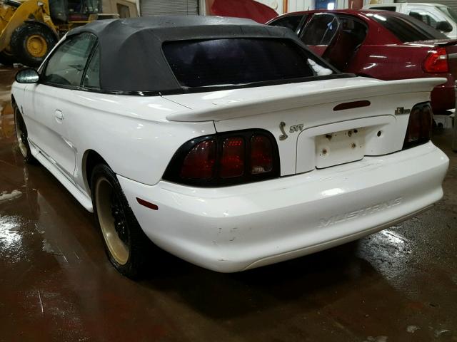 1FALP45X8VF190081 - 1997 FORD MUSTANG GT WHITE photo 3