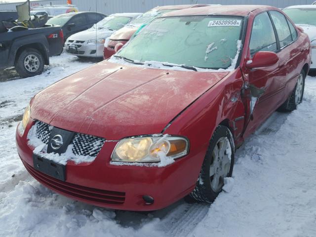 3N1CB51D65L593818 - 2005 NISSAN SENTRA 1.8 RED photo 2