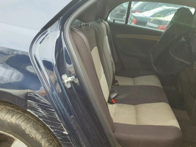 1G1ZC5E00CF241359 - 2012 CHEVROLET MALIBU 1LT 蓝色 照片 6