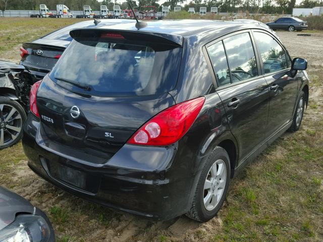 3N1BC1CP9AL438604 - 2010 NISSAN VERSA S BROWN photo 4