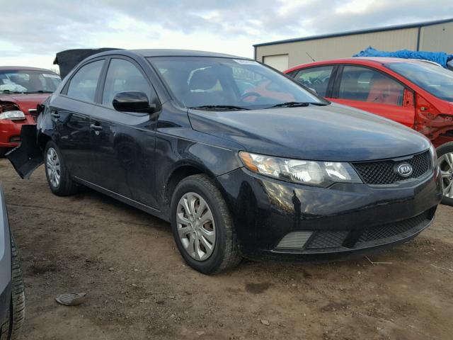 KNAFT4A24A5312381 - 2010 KIA FORTE LX BLACK photo 1