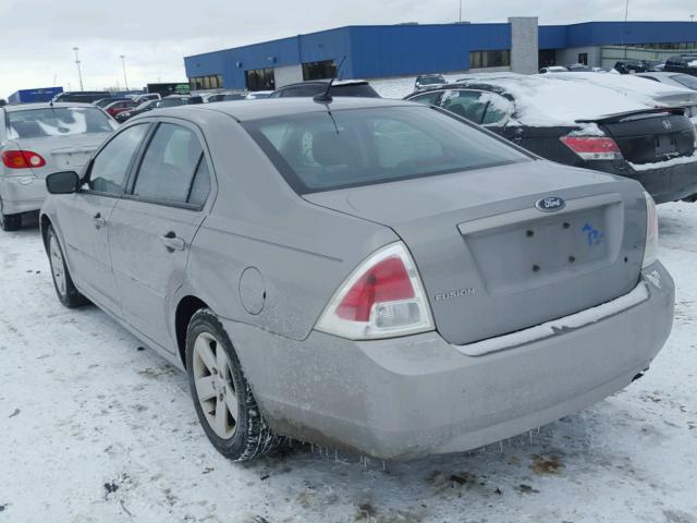 3FAHP07Z58R179320 - 2008 FORD FUSION SE GRAY photo 3