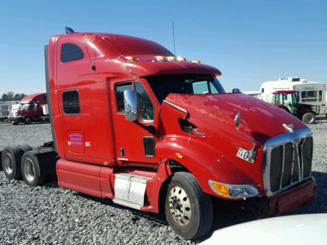 1XP7D49X1AD103544 - 2010 PETERBILT 387 RED photo 1