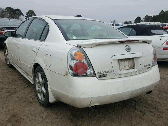 1N4BL11D14C167405 - 2004 NISSAN ALTIMA SE WHITE photo 3