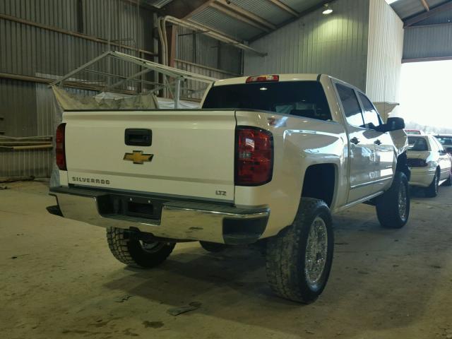 3GCUKSEC0EG274294 - 2014 CHEVROLET SILVERADO WHITE photo 4