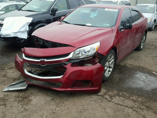 1G11C5SL3EU136566 - 2014 CHEVROLET MALIBU 1LT RED photo 2