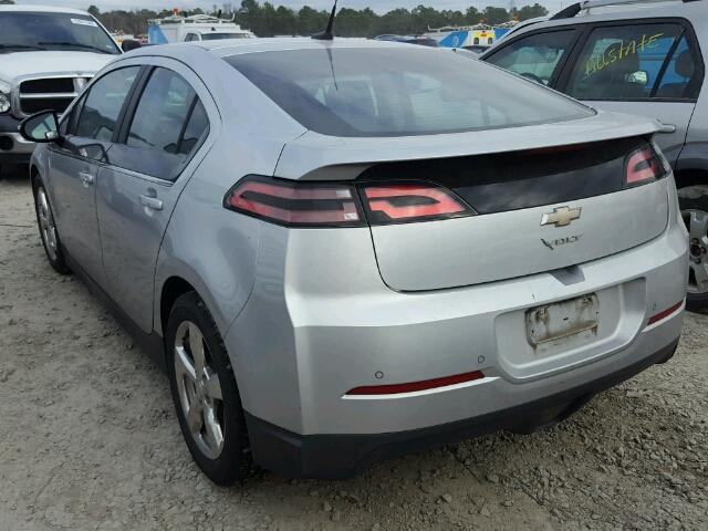 1G1RB6E43DU101458 - 2013 CHEVROLET VOLT SILVER photo 3