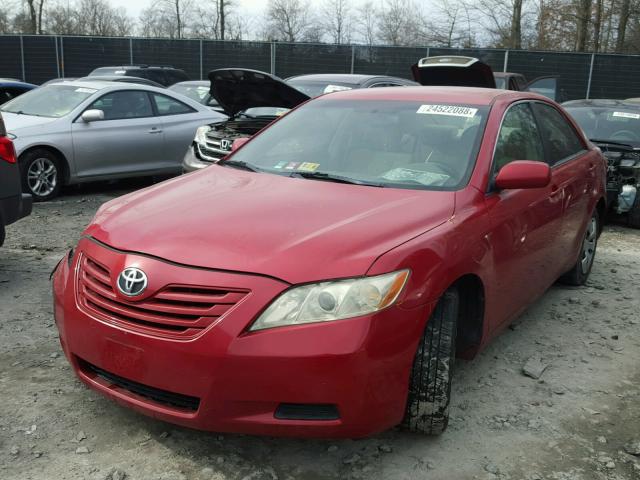 4T1BE46K87U031229 - 2007 TOYOTA CAMRY NEW RED photo 2