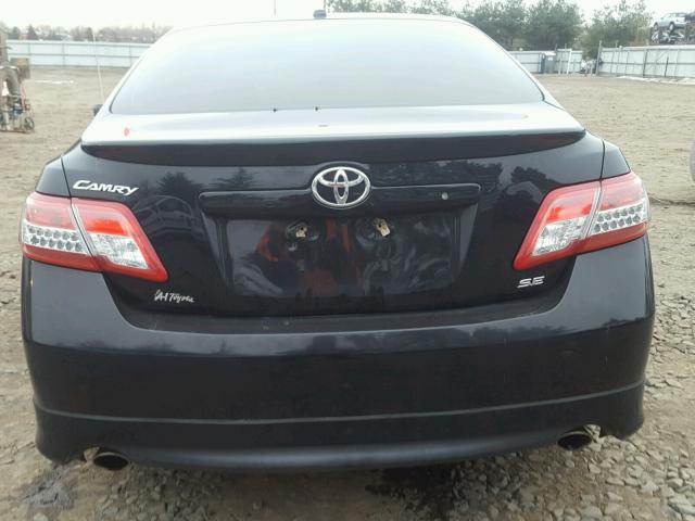 4T1BF3EK0BU674529 - 2011 TOYOTA CAMRY BASE BLACK photo 10