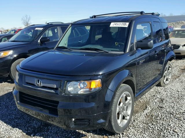 5J6YH18987L005230 - 2007 HONDA ELEMENT SC BLACK photo 2