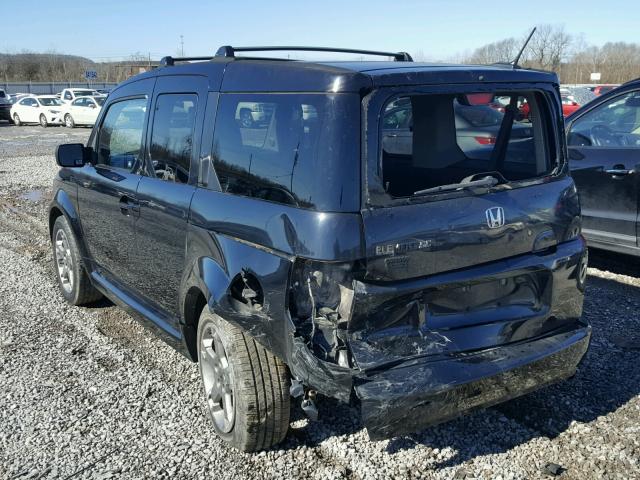 5J6YH18987L005230 - 2007 HONDA ELEMENT SC BLACK photo 3