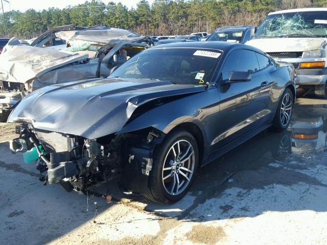 1FA6P8TH9H5339205 - 2017 FORD MUSTANG GRAY photo 2