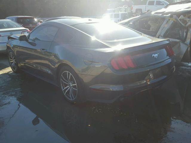 1FA6P8TH9H5339205 - 2017 FORD MUSTANG GRAY photo 3