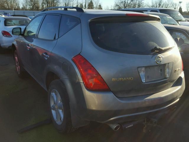 JN8AZ08W23W218949 - 2003 NISSAN MURANO SL BROWN photo 3