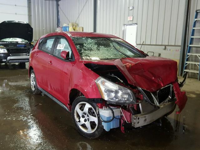 5Y2SP67829Z464824 - 2009 PONTIAC VIBE RED photo 1