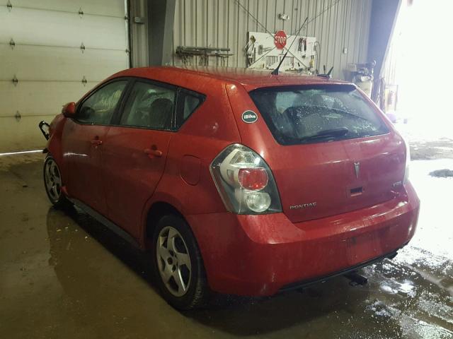 5Y2SP67829Z464824 - 2009 PONTIAC VIBE RED photo 3