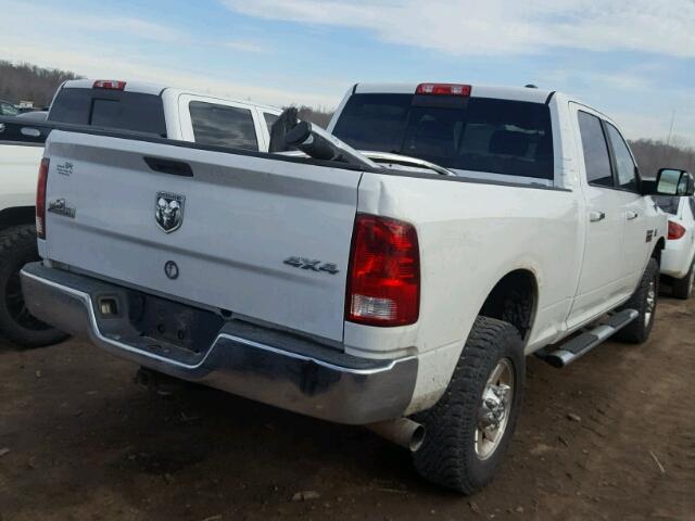 3D7UT2CL6AG119815 - 2010 DODGE RAM 2500 WHITE photo 4