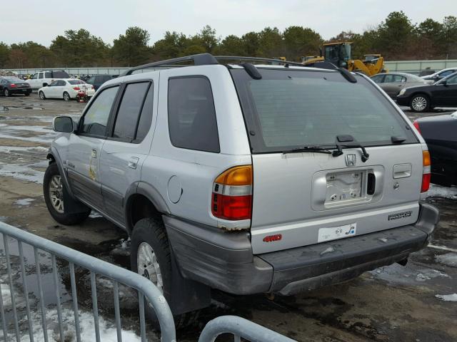 4S6DM58W224401835 - 2002 HONDA PASSPORT E GRAY photo 3