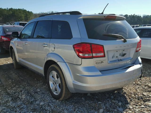 3C4PDCAB0DT567080 - 2013 DODGE JOURNEY SE SILVER photo 3