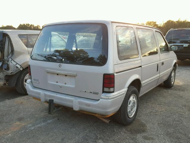 2B4GH4533NR585488 - 1992 DODGE CARAVAN SE SILVER photo 4