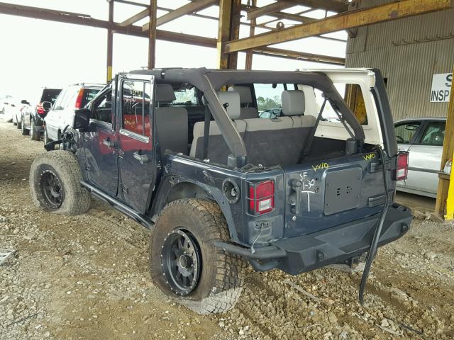 1J4GA39198L577994 - 2008 JEEP WRANGLER U BLUE photo 3