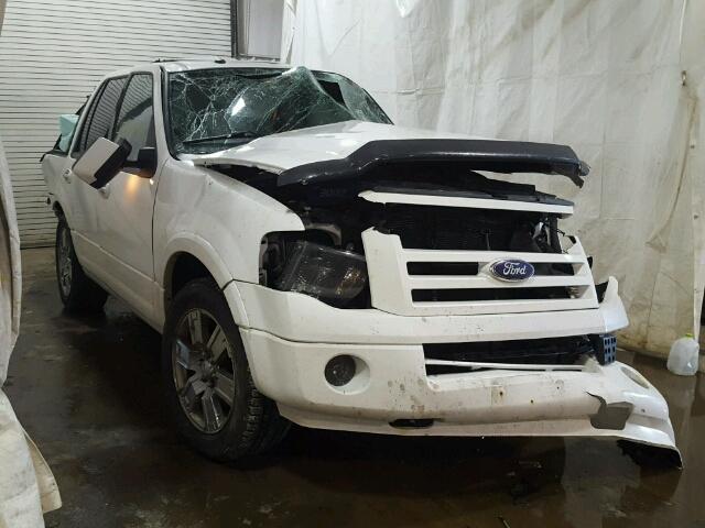 1FMFU20599EA97457 - 2009 FORD EXPEDITION WHITE photo 1