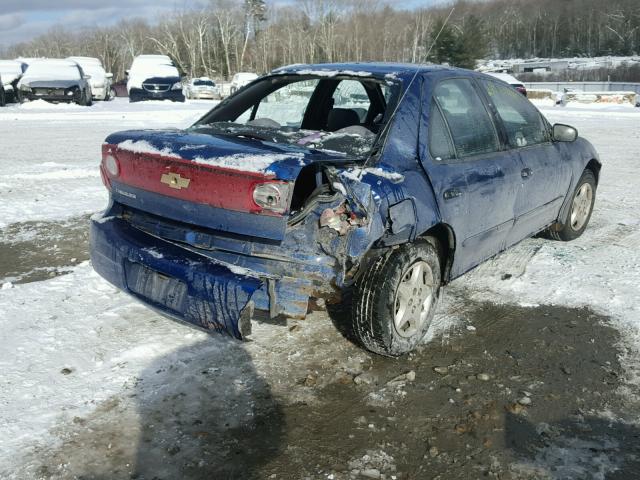 1G1JC52F857121523 - 2005 CHEVROLET CAVALIER BLUE photo 4