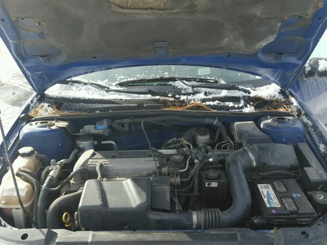 1G1JC52F857121523 - 2005 CHEVROLET CAVALIER BLUE photo 7