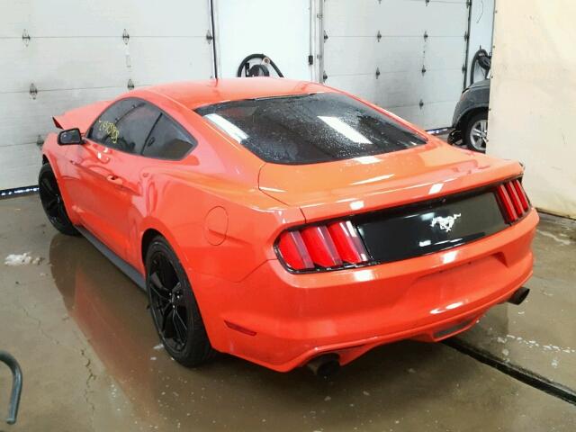 1FA6P8TH6F5341829 - 2015 FORD MUSTANG ORANGE photo 3